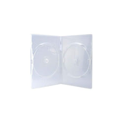 1 x Amaray Double Clear DVD Case (Face on Face) 14mm Spine in Dragon Trading Packaging