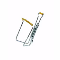 Zefal Vintage Leather Bottle Cage - Silver