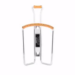 Zefal Vintage Leather Bottle Cage - Silver