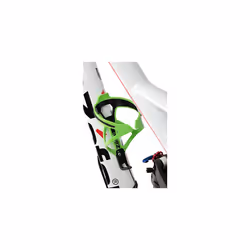 Pulse B2 Bicycle Water Bottle Holder White - Premium and lightweight bottle cage - MTB and road bike bottle cage - Bike bottle cage - Additional view 4