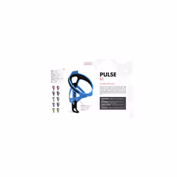 Pulse B2 Bicycle Water Bottle Holder White - Premium and lightweight bottle cage - MTB and road bike bottle cage - Bike bottle cage - Additional view 9
