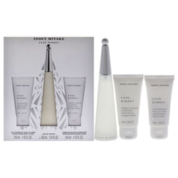 Issey Miyake Leau Dissey For Women 3 Pc Gift Set 1.6oz EDT Spray, 1.6oz Shower Cream, 1.6oz Body Lotion