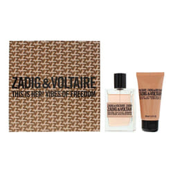 Zadig & Voltaire This Is Her! Vibes Of Freedom Gift Set 50ml EDP Spray + Body Lotion 50ml