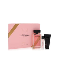 Narciso Rodriguez For Her Musc Noir 100ml Eau de Parfum, 50ml Body Lotion, 10ml Eau de Parfum Purse Spray Gift Set for Women