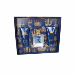 Dolce & Gabbana K by Dolce Gabbana Eau de Toilette Spray 50ml Shower Gel 50ml, After Shave Balm 50ml