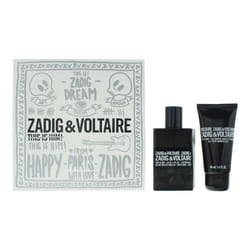 Zadig & Voltaire This Is Him! Gift Set: 50ml EDT Spray + Shower Gel 50ml