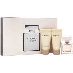 Narciso Rodriguez Cristal Gift Set 50ml EDP Spray + Body Lotion 50ml + Shower Gel 50ml