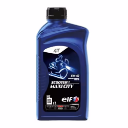 Engine oil; ELF; Scooter Maxi City; 5W-40 1 HC synth. oil (hydro-cracked)