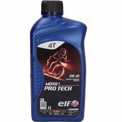 Engine oil; ELF; MOTO 4 Pro Tech; 5W-40 1