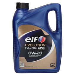 Elf Evolution Full-Tech APX 0W-20 5l Engine oil 2214238 BMW: 3 Saloon, 5 Saloon, 1 Hatchback, VAUXHALL: Astra Mk7, Astra Mk6, Corsa Mk4