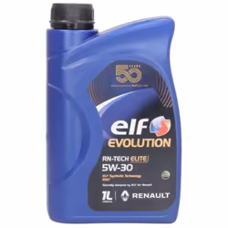 Engine oil; ELF; Evolution R-Tech ELITE; 5W-30 1; for RENAULT, NISSAN, TOYOTA, MITSUBISHI, DACIA