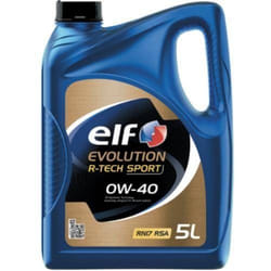 Elf Evolution R-Tech Sport 0W-40 5l Engine oil 2217624 VOLKSWAGEN: Golf 5, Golf 7, Polo V Hatchback, BMW: 5 Saloon, 3 Saloon, 1 Hatchback