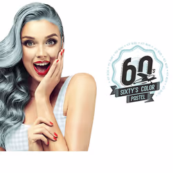 SIXTY’S Color hair color #icy blue - Additional view 2