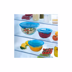 Pyrex - 2L Bowl With Lid from Borosilicate Glass Stain Resistant