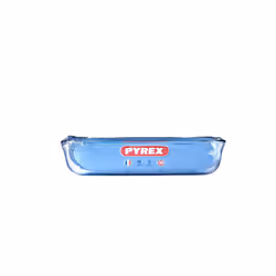 Pyrex Classic 2 Piece Rectangular Glass Baking Roasting Bake Roaster Dish Set