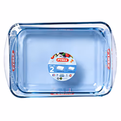 Pyrex Classic 2 Piece Rectangular Glass Baking Roasting Bake Roaster Dish Set - Additional view 4