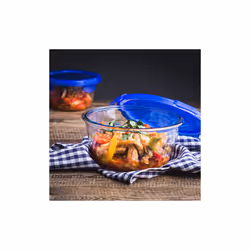 Pyrex - Cook & go - Boîte Ronde en Verre avec Couvercle Hermétique et Étanche Ø 20 cm - Cuisinez au Four, Conservez et Emportez - Additional view 5
