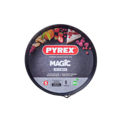 Pyrex Magic Spring Form Cake Tin Carbon Steel Non Stick 26cm Black