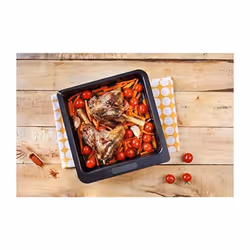 Pyrex Magic Square Roaster Carbon Steel Non Stick 24 x 24cm Black