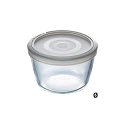 Hermetic Lunch Box Pyrex C&F Transparent Borosilicate Glass/0,6 l - Ã 12 cm