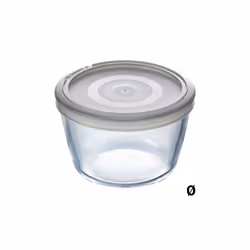 Hermetic Lunch Box Pyrex C&F Transparent Borosilicate Glass/1,1 l - Ã 15 cm