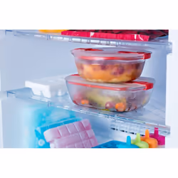 Pyrex Cook and Heat Cook & Heat Set of 3 Square Glass Food Containers with Airtight Lids for Microwaves - Additional view 4