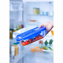 Pyrex Cook & Go Set of 3 Rectangular Glass Storage Boxes with Airtight and Waterproof Lids â 20 x 15 cm â 0.8L â - Additional view 2