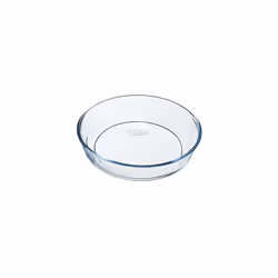 Bake & Enjoy - Set of a Glass flan Dish 28 cm and a Cake Dish 26 cm