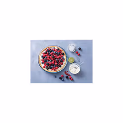 Bake & Enjoy - Set of a Glass flan Dish 28 cm and a Cake Dish 26 cm