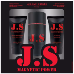 Jeanne Arthes Js Magnetic Power Gift Set 100ml EDT Spray + 75ml Shower Gel + 75ml Aftershave Balm