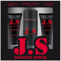 Jeanne Arthes Js Magnetic Power Gift Set 100ml EDT Spray + 75ml Shower Gel + 75ml Aftershave Balm