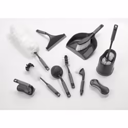 Addis ComfiGrip Grout/Cleaning Brush In Graphite With Stiff Bristles