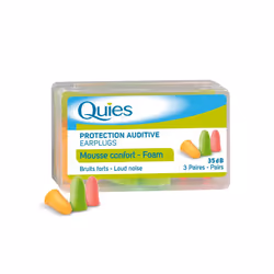 Quies Foam Earplugs 3 Pairs