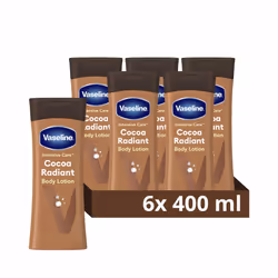 Cocoa Radiant Body Lotion 100% cocoa butter for dry skin 6x 400 ml