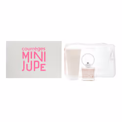Courreges Mini Jupe Gift Set 50ml EDP Spray + 150ml Body Cream + Toiletry Bag