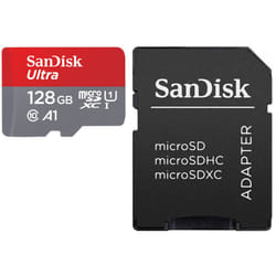 ) SanDisk Ultra Micro SD 32GB 64GB 128GB Class 10 SDHC SDXC Memory Card & Adapter - 128GB Micro SD (with adapter