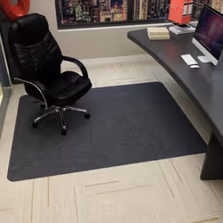 Office Rolling Chair Mat Computer Gaming Chair Mat Home Bedroom Hanging Basket Non-slip Carpet Floor Protector Bottom TPR Glue - camel, 90x120cm
