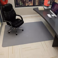 Office Rolling Chair Mat Computer Gaming Chair Mat Home Bedroom Hanging Basket Non-slip Carpet Floor Protector Bottom TPR Glue - camel, 90x120cm