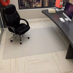 Office Rolling Chair Mat Computer Gaming Chair Mat Home Bedroom Hanging Basket Non-slip Carpet Floor Protector Bottom TPR G - ...