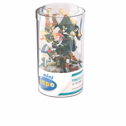 Papo Mini Plus Pirates & Corsairs (Tube, 12 Pcs), Collectible figure, Movie & TV series, 1.2 kg