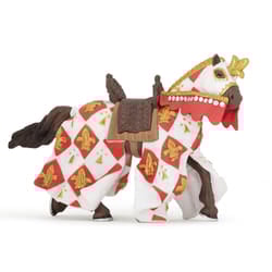 Papo White Horse Fleur De Lys