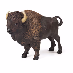 Papo American Buffalo, 3 yr(s), Wild animal kingdom, Brown, PVC