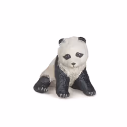 Papo Sitting Baby Panda, 3 yr(s), Wild animal kingdom, Black, White, PVC