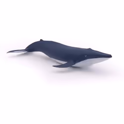 Papo Blue Whale Calf, 3 yr(s), Marine life, Blue, PVC