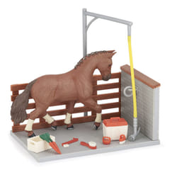 Papo Horse washing box with accessories