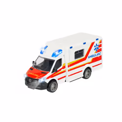 Majorette Mercedes-Benz Sprinter Ambulance, Ambulance, 3 yr(s), AAA, Metal, Plastic, Black, Blue, Red, White
