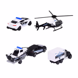 Majorette Police Force, Car model set, Preassembled, Any gender, Metal, Police Force, 3 yr(s)