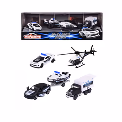 Majorette Police Force Car model set Preassembled