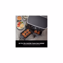 Ninja Foodi MAX Dual Zone Digital Air Fryer, 2 Drawers, 9.5L