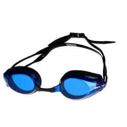 Arena Adult Tracks Swimming Goggles - Blue Lens, Black Frame